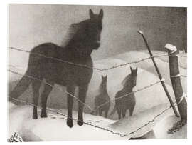 Acrylglasbild Februar, 1940 - Grant Wood