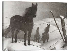 Leinwandbild Februar, 1940 - Grant Wood