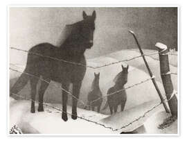 Wandbild Februar, 1940 - Grant Wood