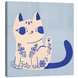 Leinwandbild Purrcelin Cat