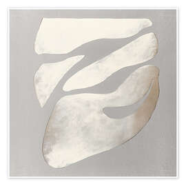 Wandbild Fluid Forms Emerge - Alma