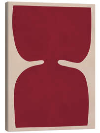 Leinwandbild Purpurrote Reflexion