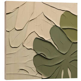 Holzbild Sketch faune III