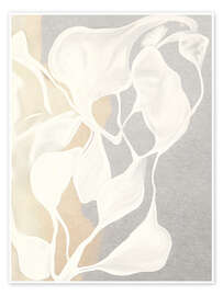 Wandbild Whispers in White - Alma