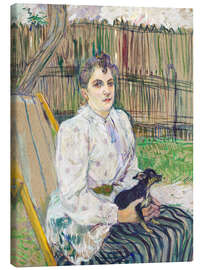 Leinwandbild Die Dame mit dem Hund, 1891