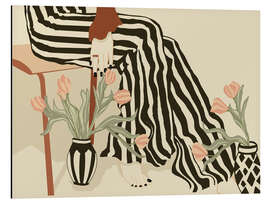 Alubild Tulpen zu meinen Füßen