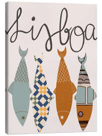 Leinwandbild Lisboa Sardine - Menina Lisboa