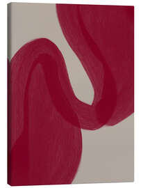 Leinwandbild Farbpalette Burgunderrot