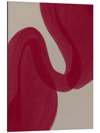 Magnettafel Farbpalette Burgunderrot