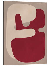 Gallery Print Rote geometrische Formen