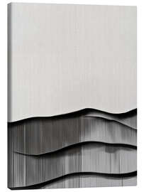 Leinwandbild Monochrome Waves