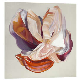 Acrylglasbild Flow Flower I