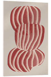 Acrylglasbild Striped Balance - The MIUUS STUDIO