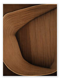 Wandbild Caramel lines I - Alma