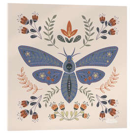 Acrylglasbild Totenkopfmotte