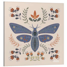 Alubild Totenkopfmotte