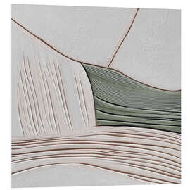 Hartschaumbild Minimal Lines V