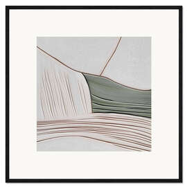 Gerahmter Kunstdruck Minimal Lines V