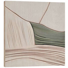 Holzbild Minimal Lines V