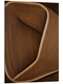 Alubild Caramel lines II