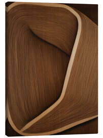 Leinwandbild Caramel lines II