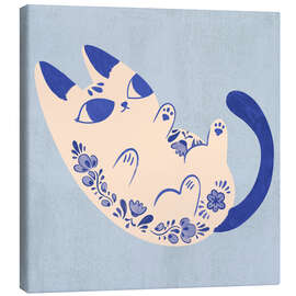 Leinwandbild Purrcelin Cat III