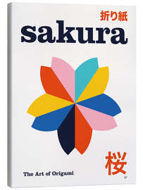 Leinwandbild Sakura - The Art of Origami