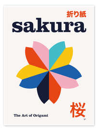 Poster Sakura - The Art of Origami