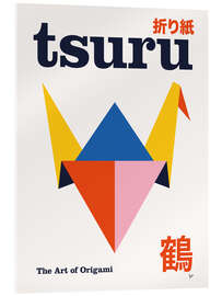 Acrylglasbild Tsuru - The Art of Origami