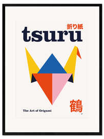 Gerahmter Kunstdruck Tsuru - The Art of Origami