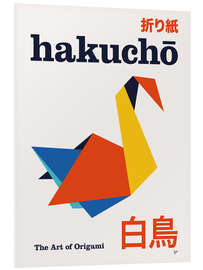 Hartschaumbild Hakucho - The Art of Origami