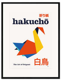 Gerahmter Kunstdruck Hakucho - The Art of Origami