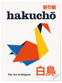 Wandsticker Hakucho - The Art of Origami