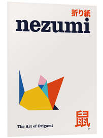 Hartschaumbild Nezumi - The Art of Origami
