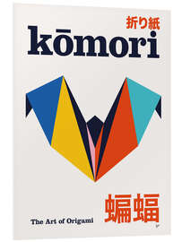 Hartschaumbild Komōri - The Art of Origami
