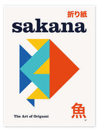 Poster Sakana - The Art of Origami