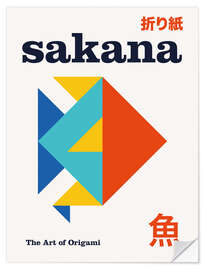 Wandsticker Sakana - The Art of Origami