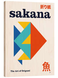 Holzbild Sakana - The Art of Origami