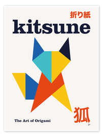 Poster Kitsune - The Art of Origami