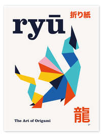 Poster Ryū - The Art of Origami