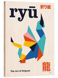 Holzbild Ryū - The Art of Origami