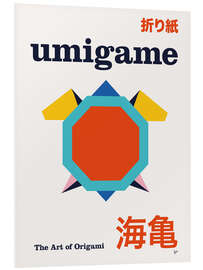 Hartschaumbild Umigame - The Art of Origami