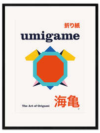 Gerahmter Kunstdruck Umigame - The Art of Origami