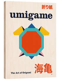 Holzbild Umigame - The Art of Origami