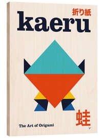 Holzbild Kaeru - The Art of Origami