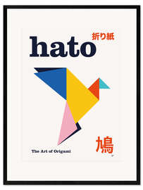 Gerahmter Kunstdruck Hato - The Art of Origami
