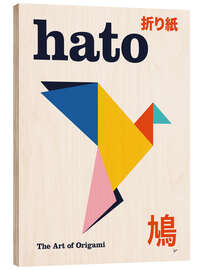 Holzbild Hato - The Art of Origami