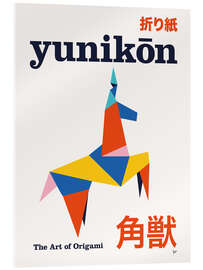 Acrylglasbild Yunikōn - The Art of Origami
