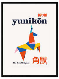 Gerahmter Kunstdruck Yunikōn - The Art of Origami