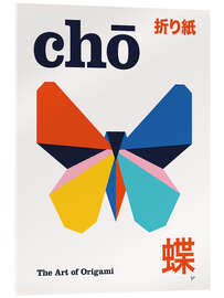 Acrylglasbild Chō - The Art of Origami